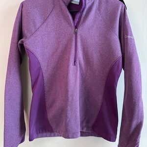 Columbia Violet Half-Zip Pullover
